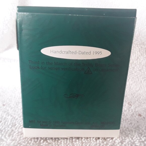 Hallmark Miniature Ornament- March of the Teddy Bears, 1995 box is torn - Picture 5 of 6